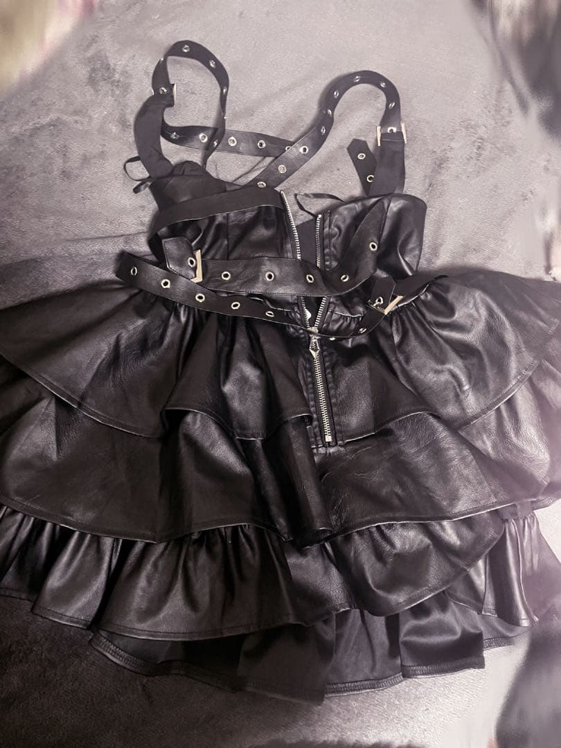 Qooza IMVAL Leather Dress クーザ レザースカート