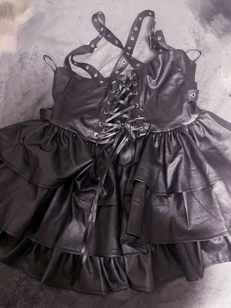 Qooza IMVAL Leather Dress クーザ レザースカート