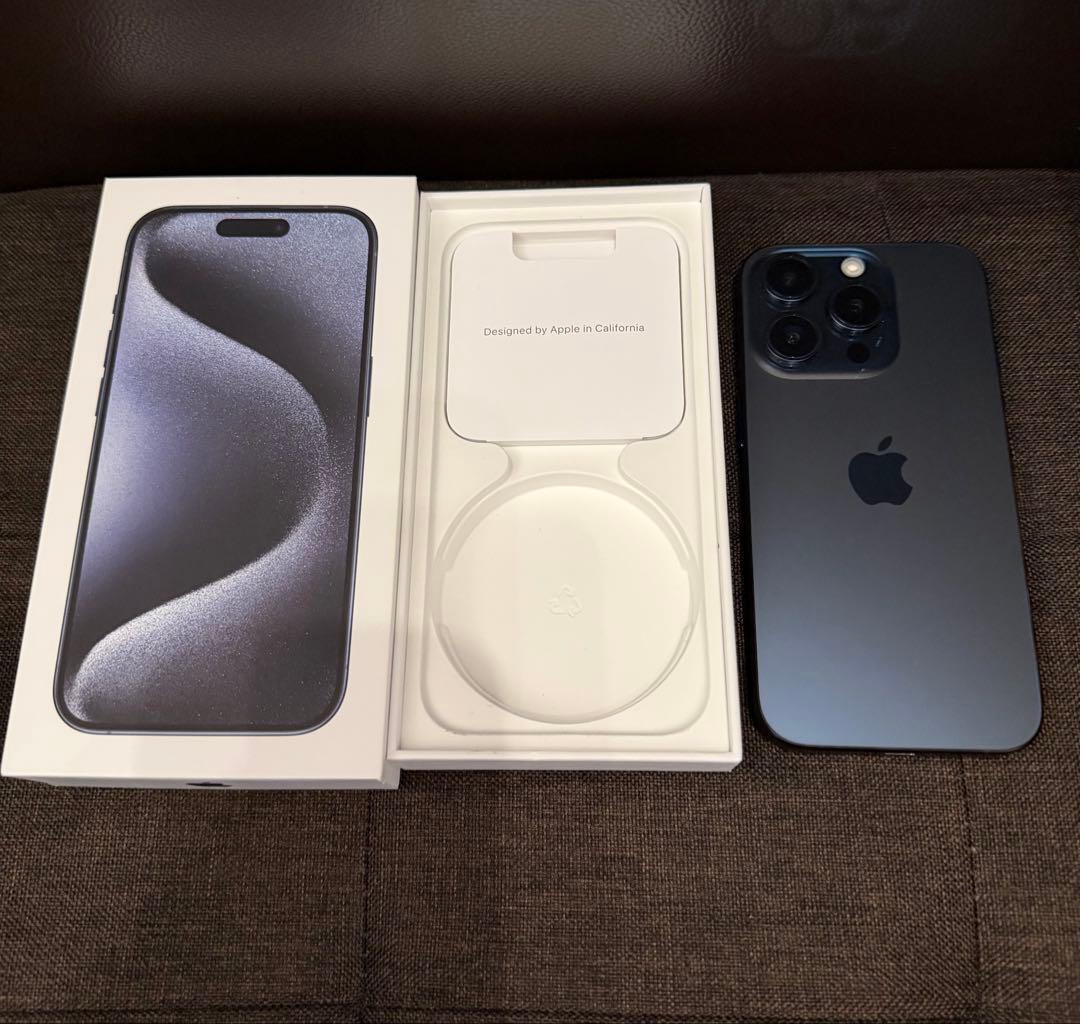 iphone15 pro 256GB ブルーチタニウム
