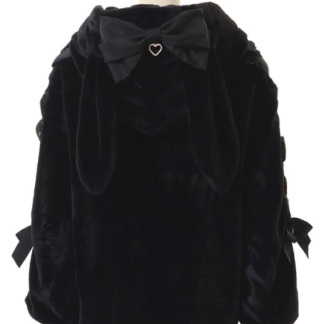 LIZLISA リボンうさみみファーブルゾン