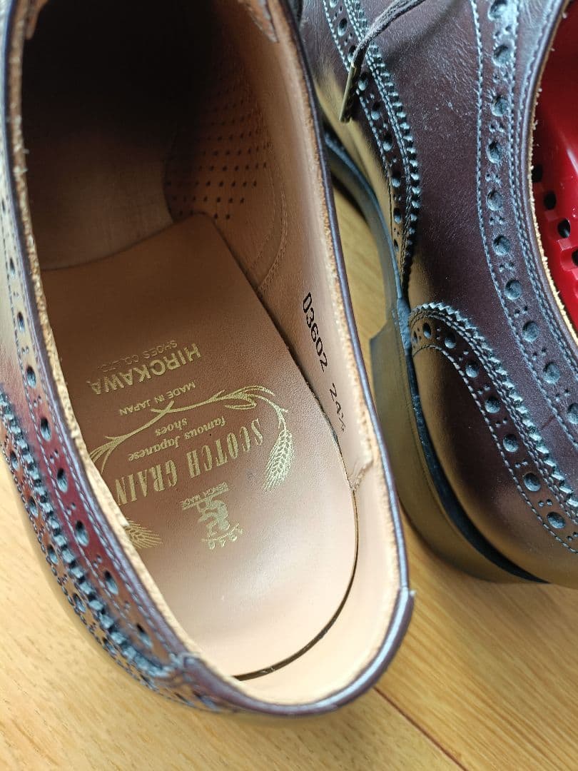 スコッチグレイン　革靴