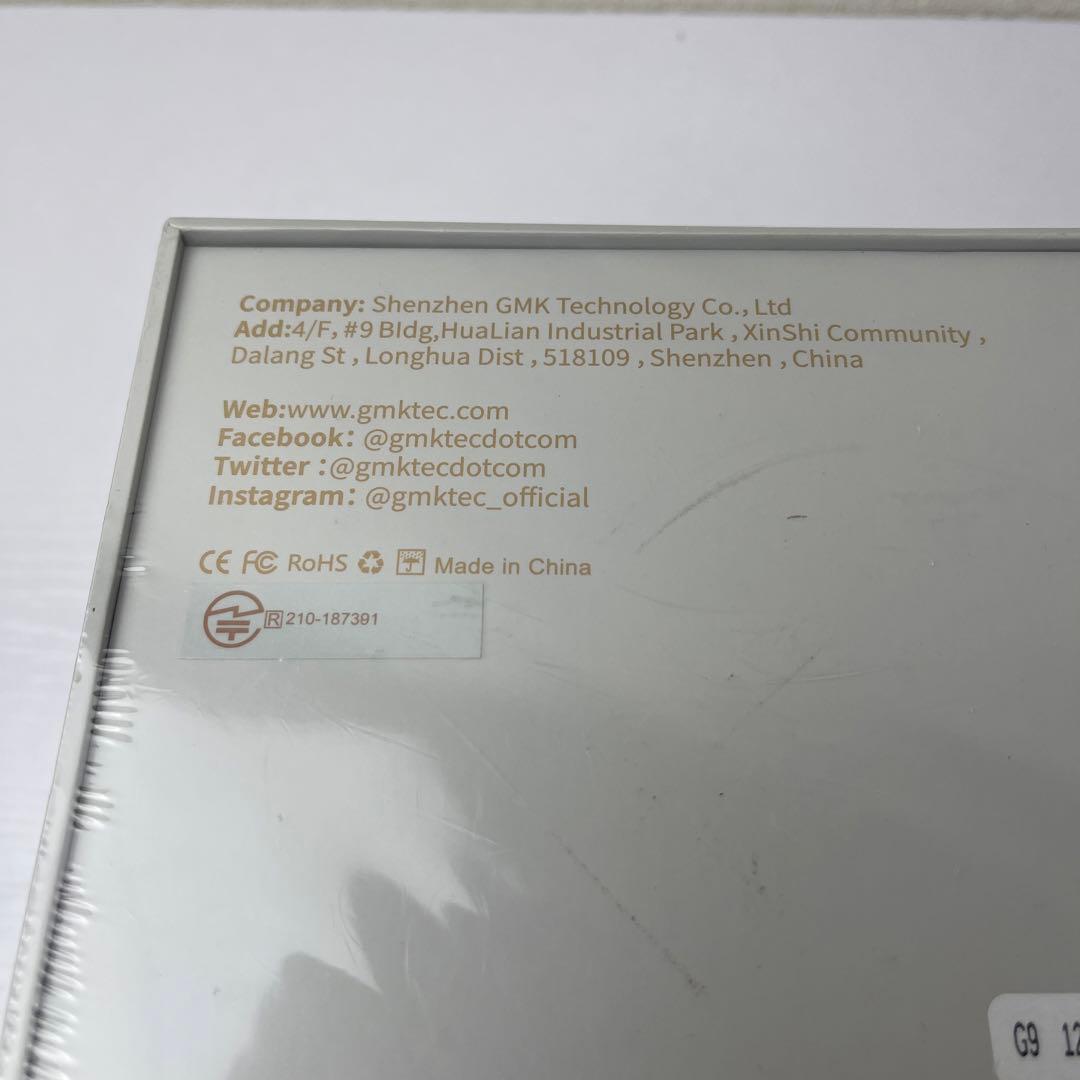 シュリンク付きGMKtec G9 ミニpc