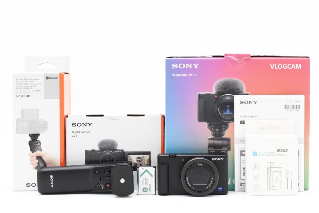 ソニー VLOGCAM ZV-1　シューティンググリップキット ブラック