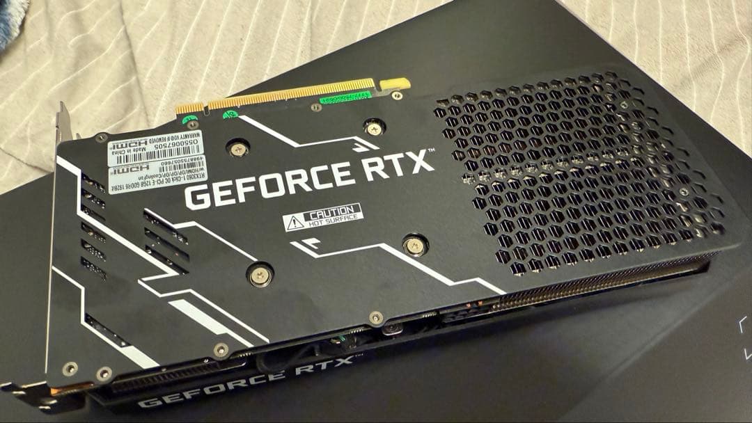 グラフィックボード・グラボ・ビデオカード GALAKURO GAMING GG-RTX3060-E12GB/OC/DF