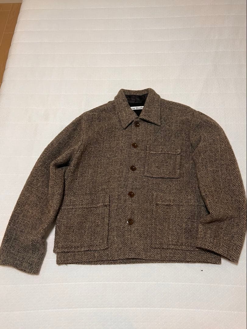 アクネステュディオス ウール ヘリンボーンジャケット メンズ SIZE 44