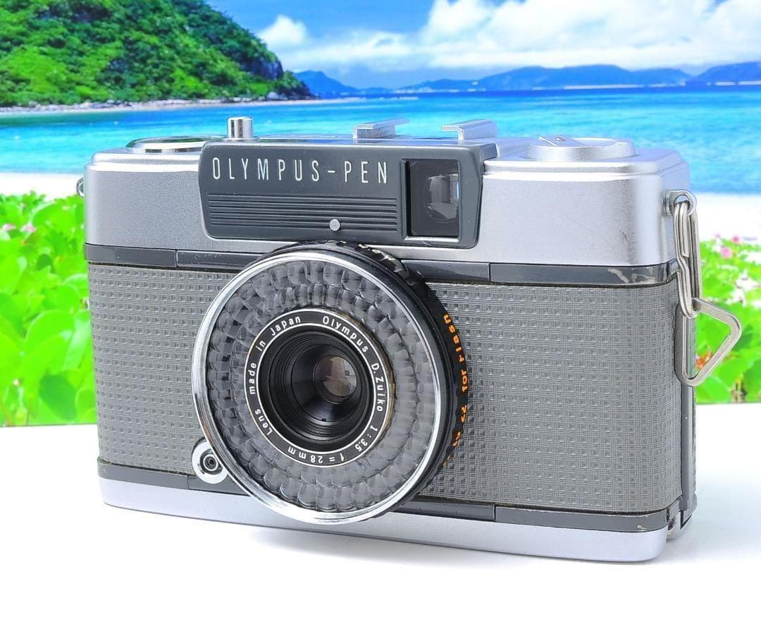 OLYMPUS PEN EE-2 グレー ハーフ フィルムカメラ