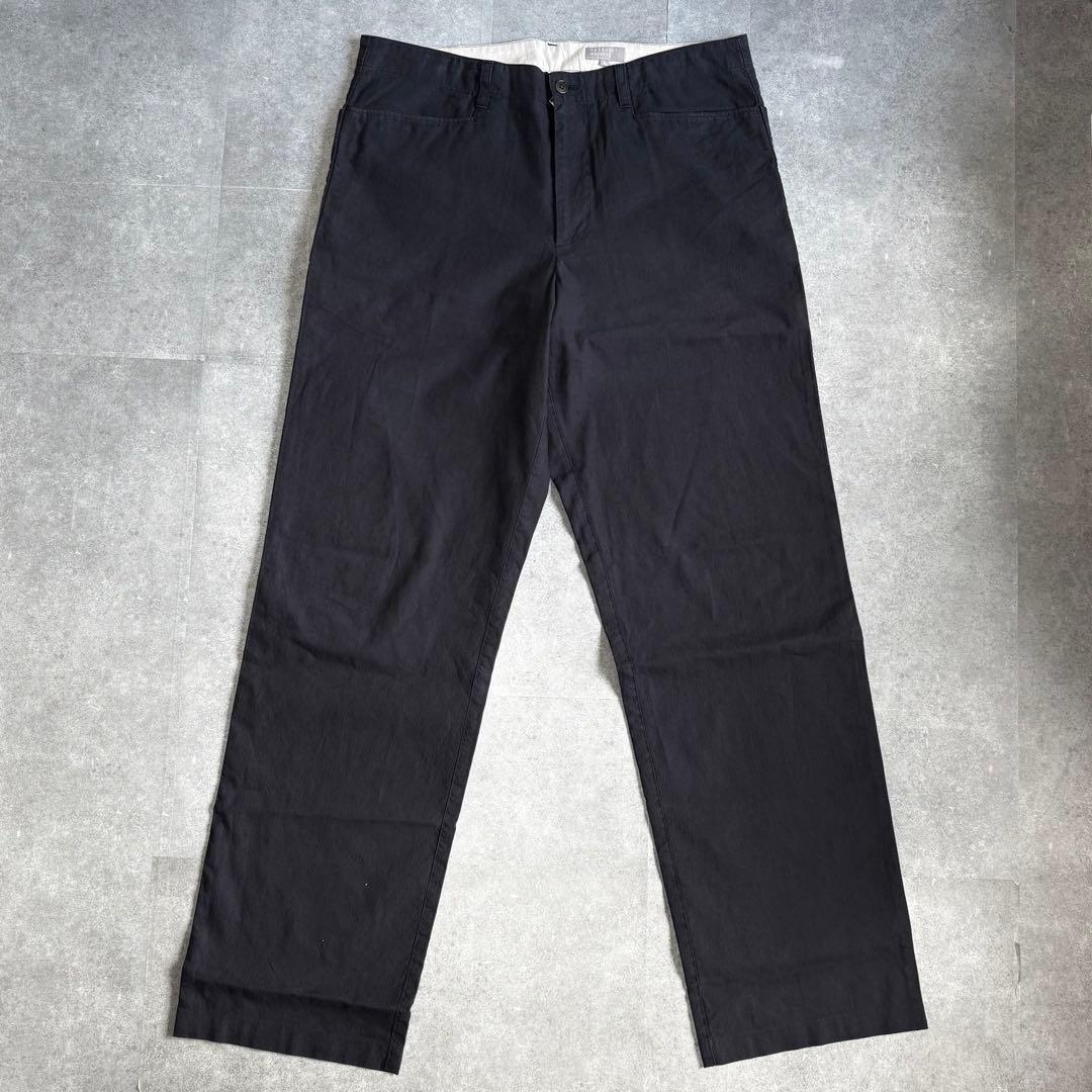 【美品】マーガレットハウエル コットンリネン ワークパンツ ワイドフィット XL