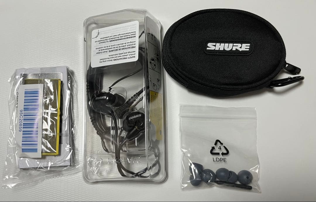 SHURE シュア イヤホン SE215-K-A