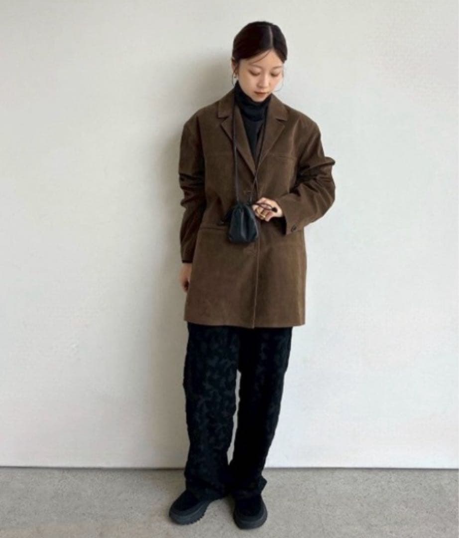 【anuke】Eco Suede Jacket 38