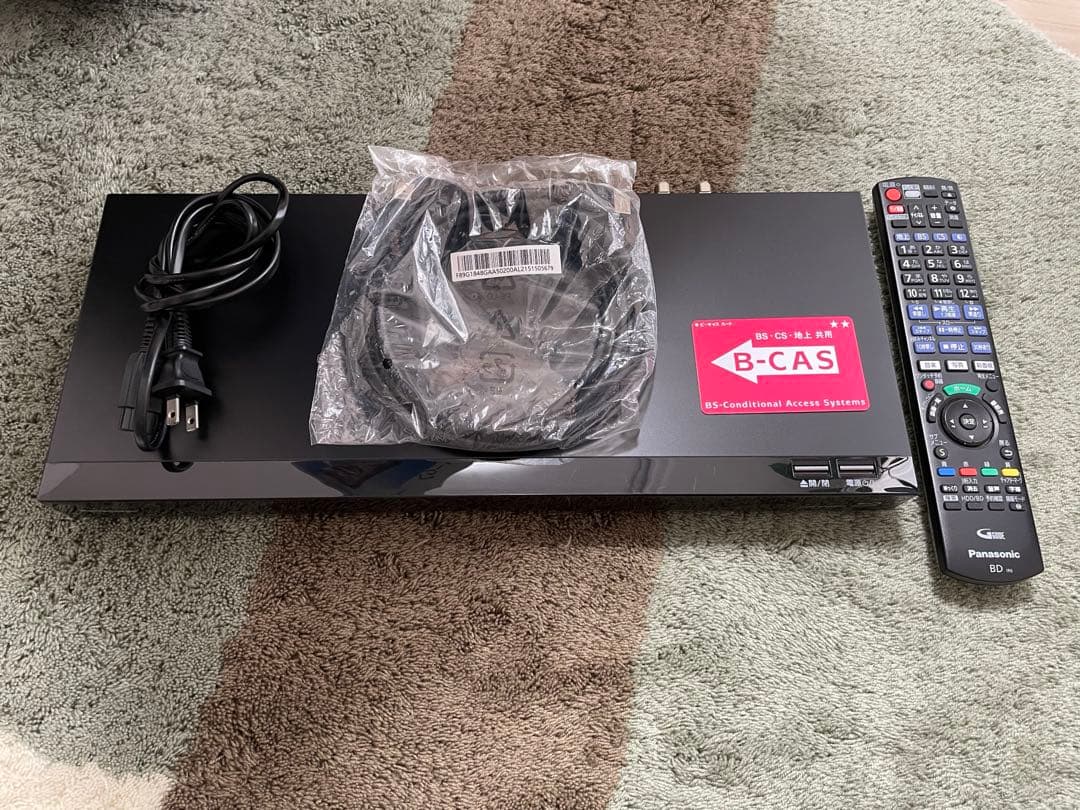 【美品】Panasonic　ブルーレイレコーダー　DIGA　DMR-BRW550