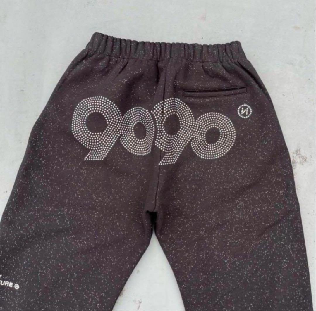 パンツ 9090 Logo Glitter Light Sweat Pants Girl