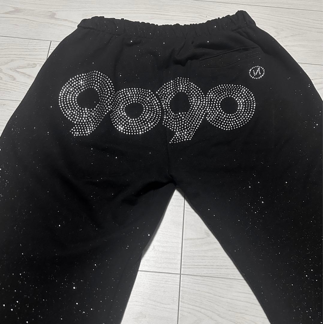 パンツ 9090 Logo Glitter Light Sweat Pants Girl