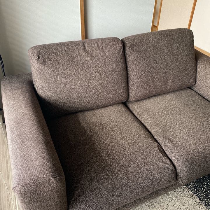 【定価7万円】無印良品 ソファ 2シーター ポケットコイル カバー付き