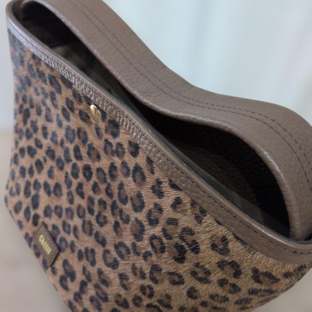 ch!iiibag 　ヘアハイドバスケット　レオパード柄