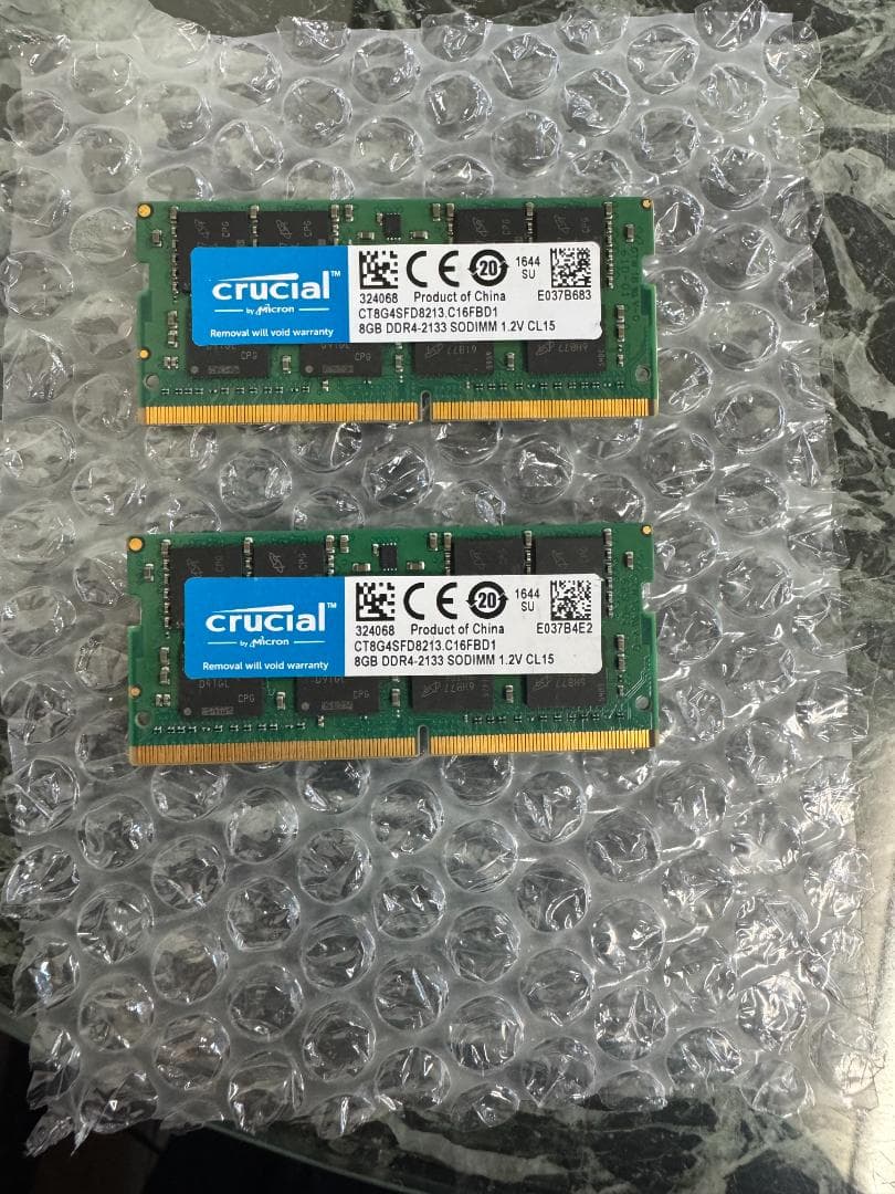 Crucial DDR4-2133 8GB 2枚セット