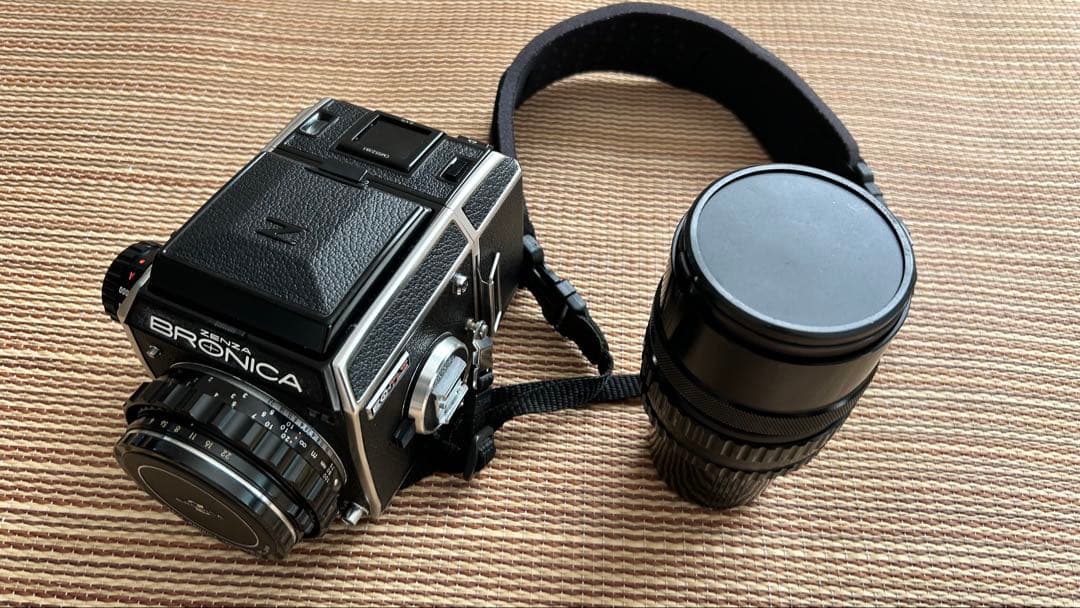 完動品 ゼンザブロニカ EC-TL2 BRONICA 中判フィルムカメラ
