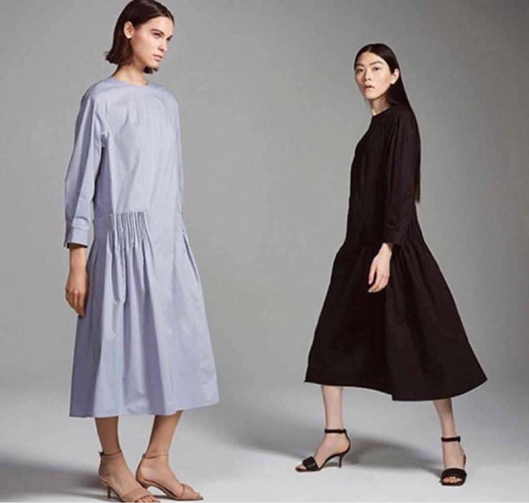 セオリーリュクス2023ロングワンピースHatch Sigrid 黒