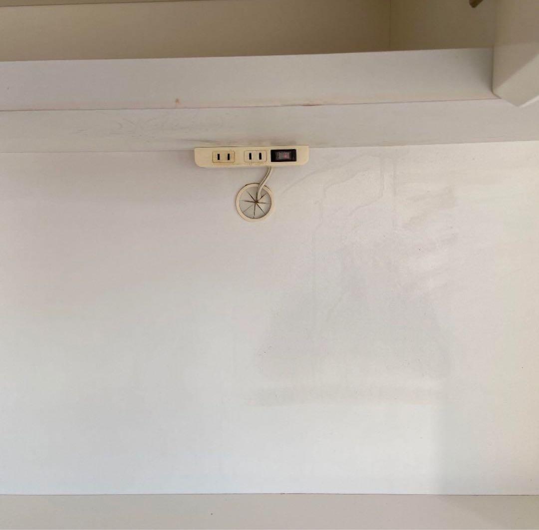 食器棚　キッチンボード　ホワイト　ニトリ