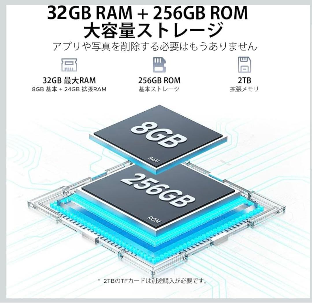 新品未使用✨Androidタブレット 大画面 12インチ 大容量 キーボード付き