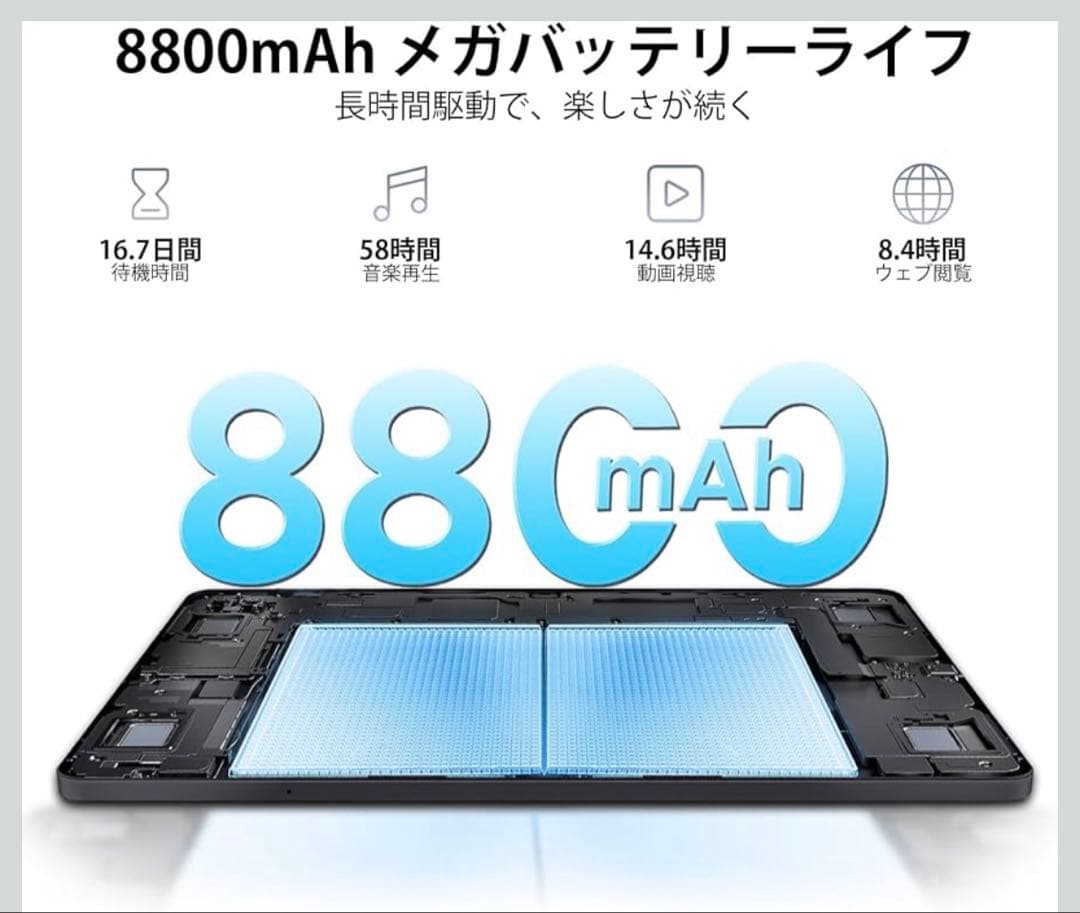 新品未使用✨Androidタブレット 大画面 12インチ 大容量 キーボード付き