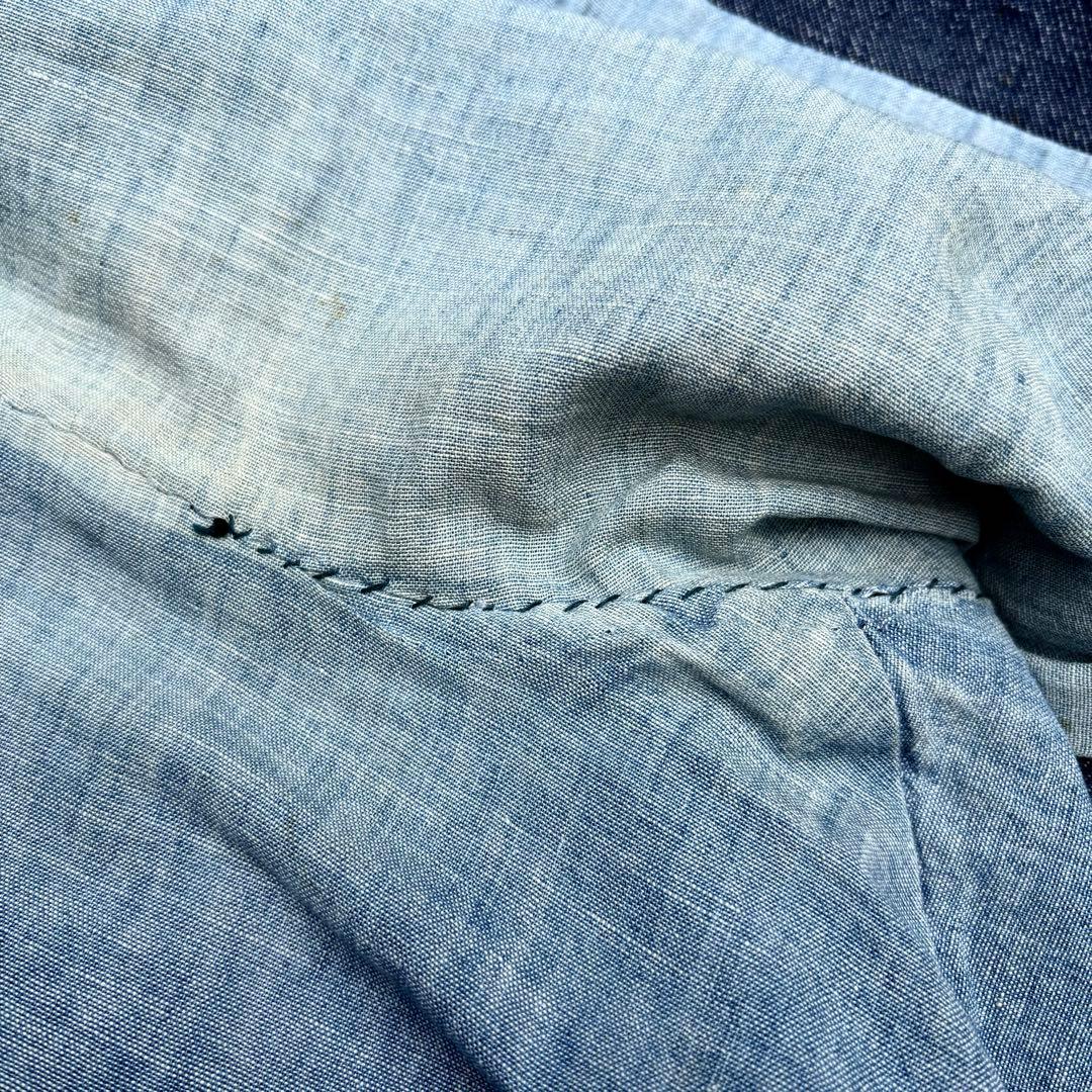 50sリバーシブル デニム セーラージャケット シャンブレー　talon