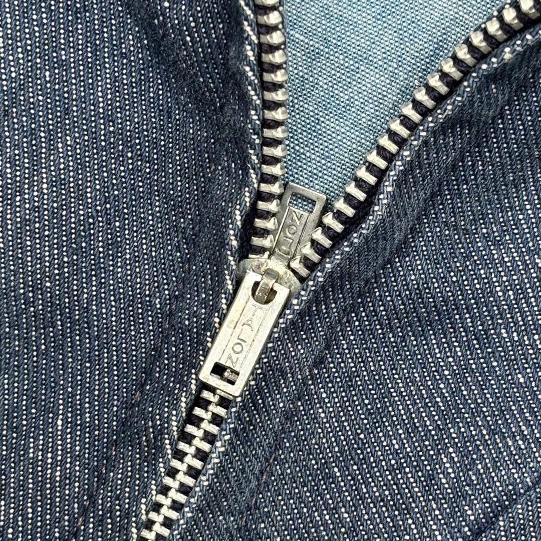 50sリバーシブル デニム セーラージャケット シャンブレー　talon