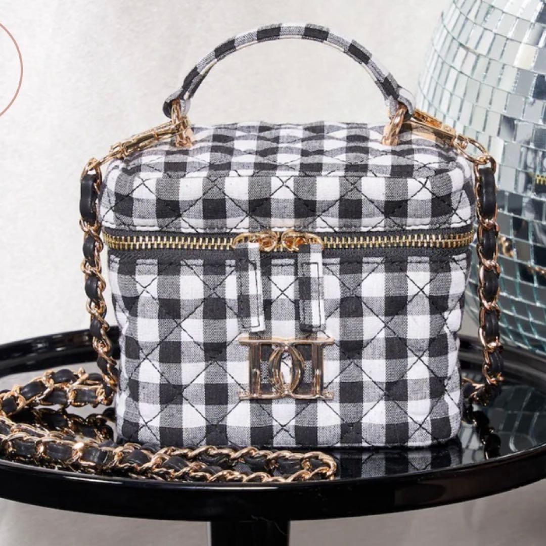 Darich キルティングスクエアミニバッグ ギンガムチェック　新品未開封
