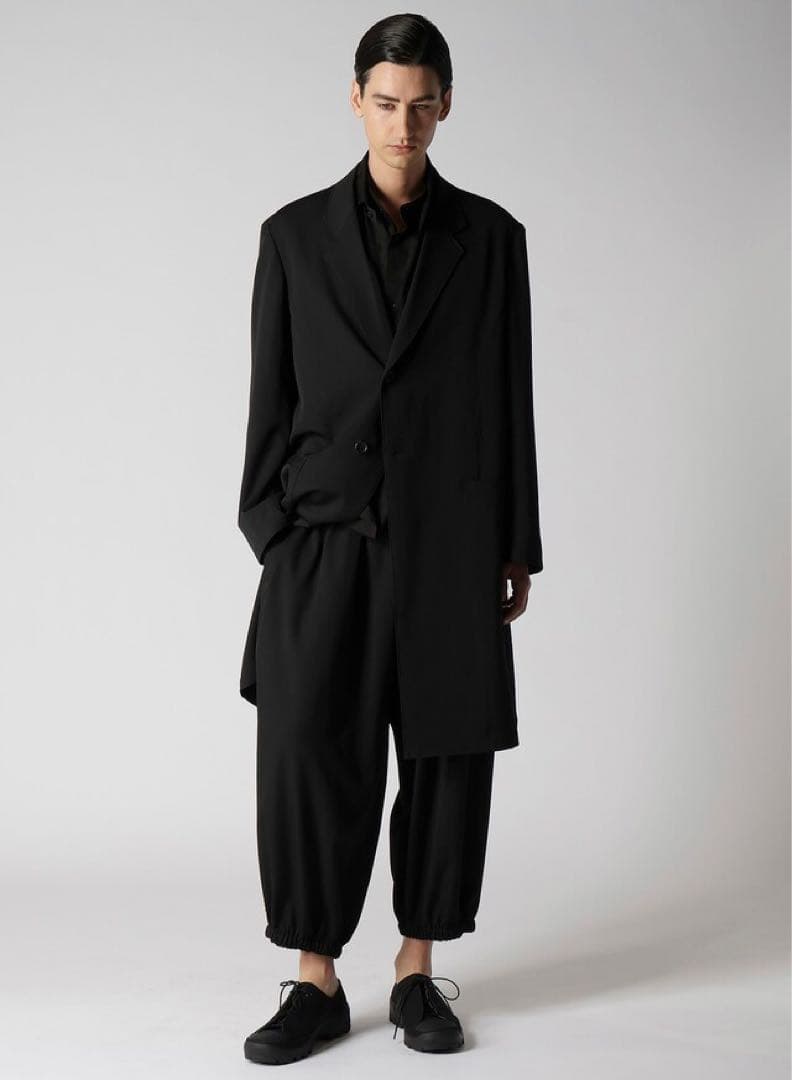 【試着のみ】24SS Yohji Yamamoto ギャバロングジャケット