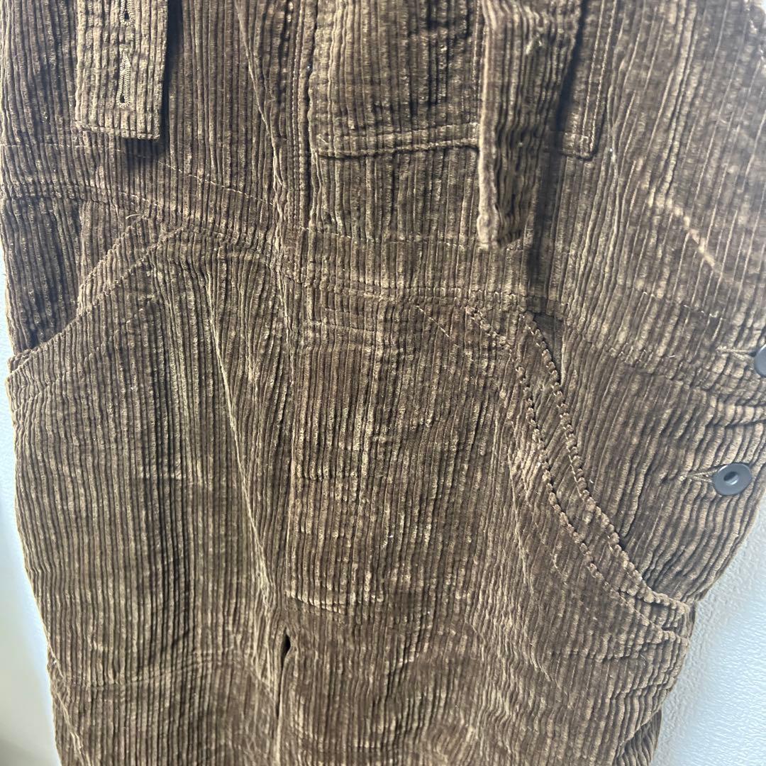 BLACK SIGN ブラックサイン　ランダムコーデュロイオーバーオール