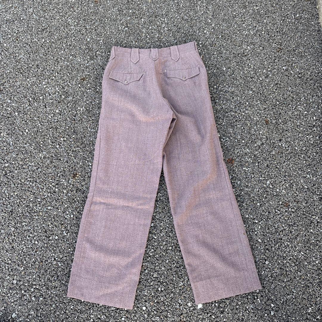 50s shbarc ウェスタンスラックス　ウールキャバスラックス　ヴィンテージ