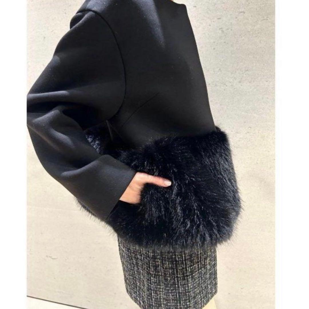 1度着用 美品 CELFORD 裾ファーブルゾン