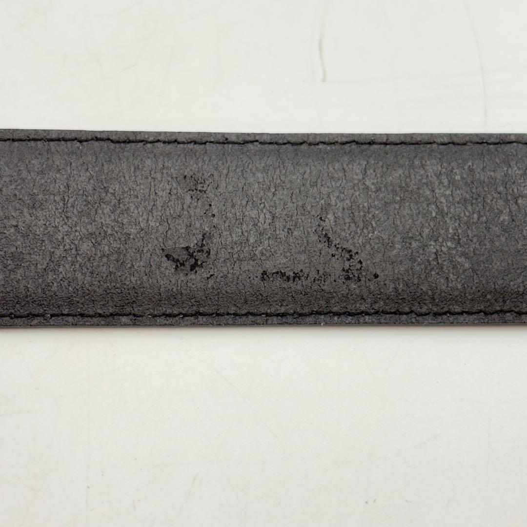 フェンディ ベルト ユニセックス レザー ブラック ロゴ 0904-S6790t