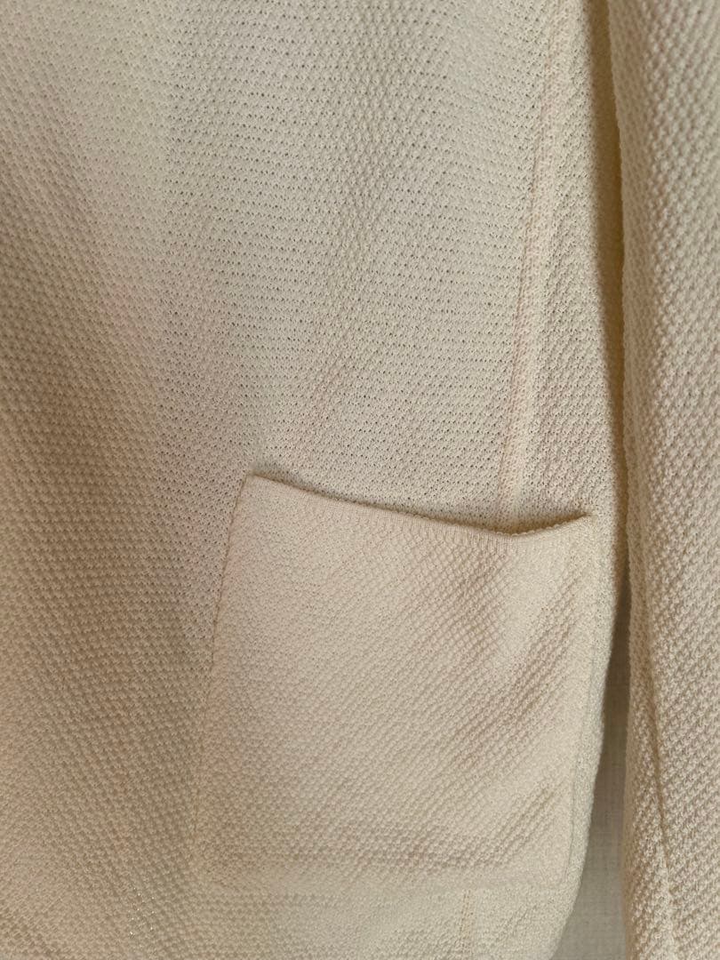 LARDINI アイボリー テーラードジャケット