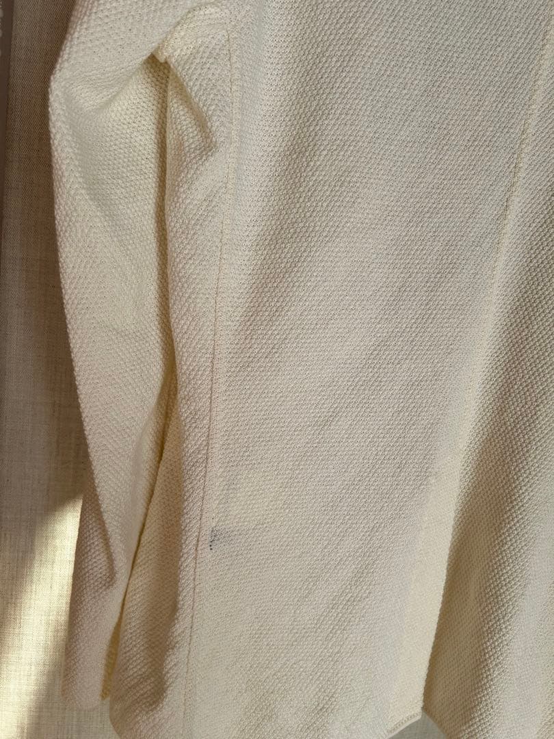 LARDINI アイボリー テーラードジャケット