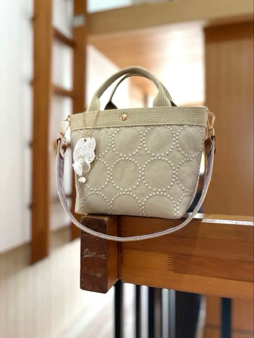 ミナペルホネン✳︎ハンドメイド✳︎2way tape bag light