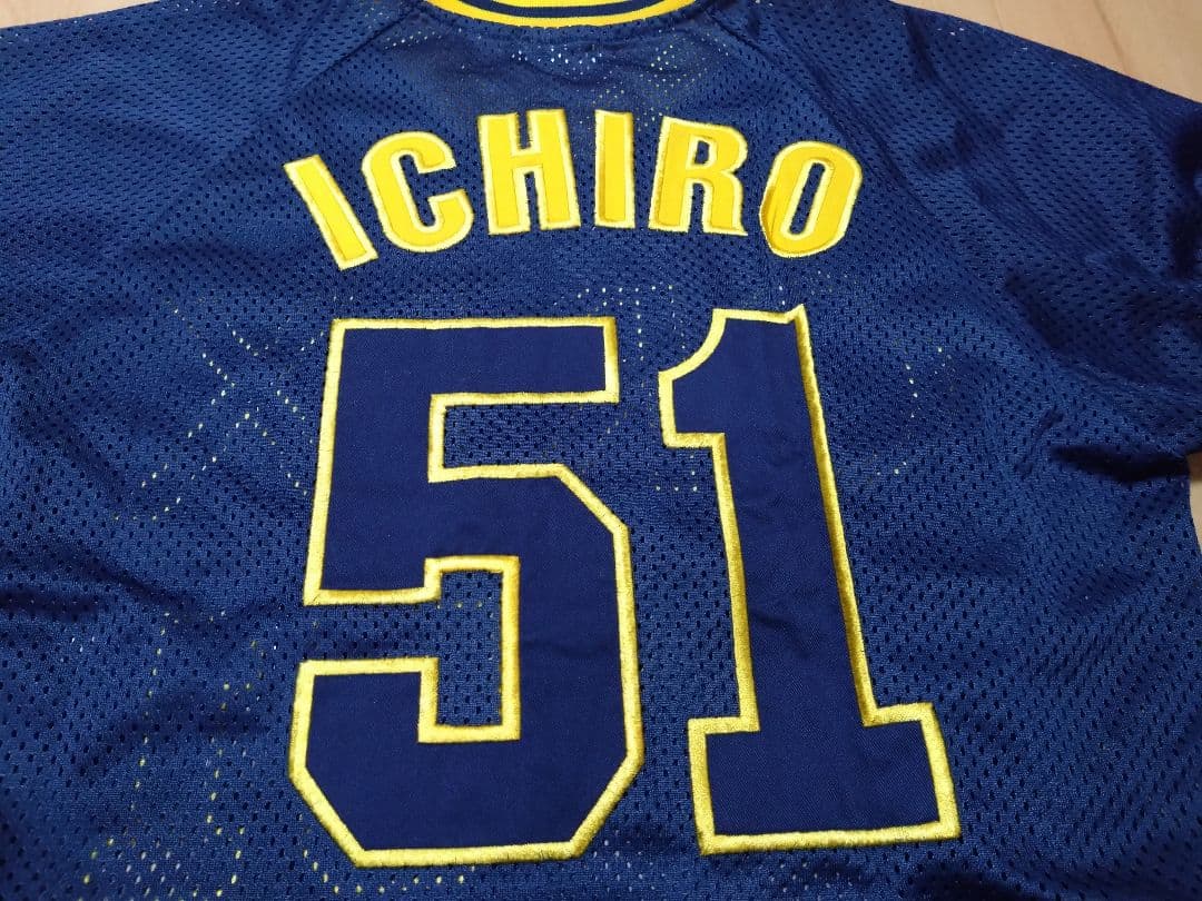 イチロー選手＃51 オリックスブルーウェーブ時ビジターレプリカユニフォーム 紺色