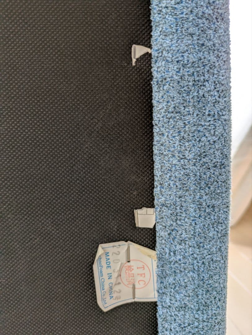 INCOON ブルー　ソファ 3人掛け