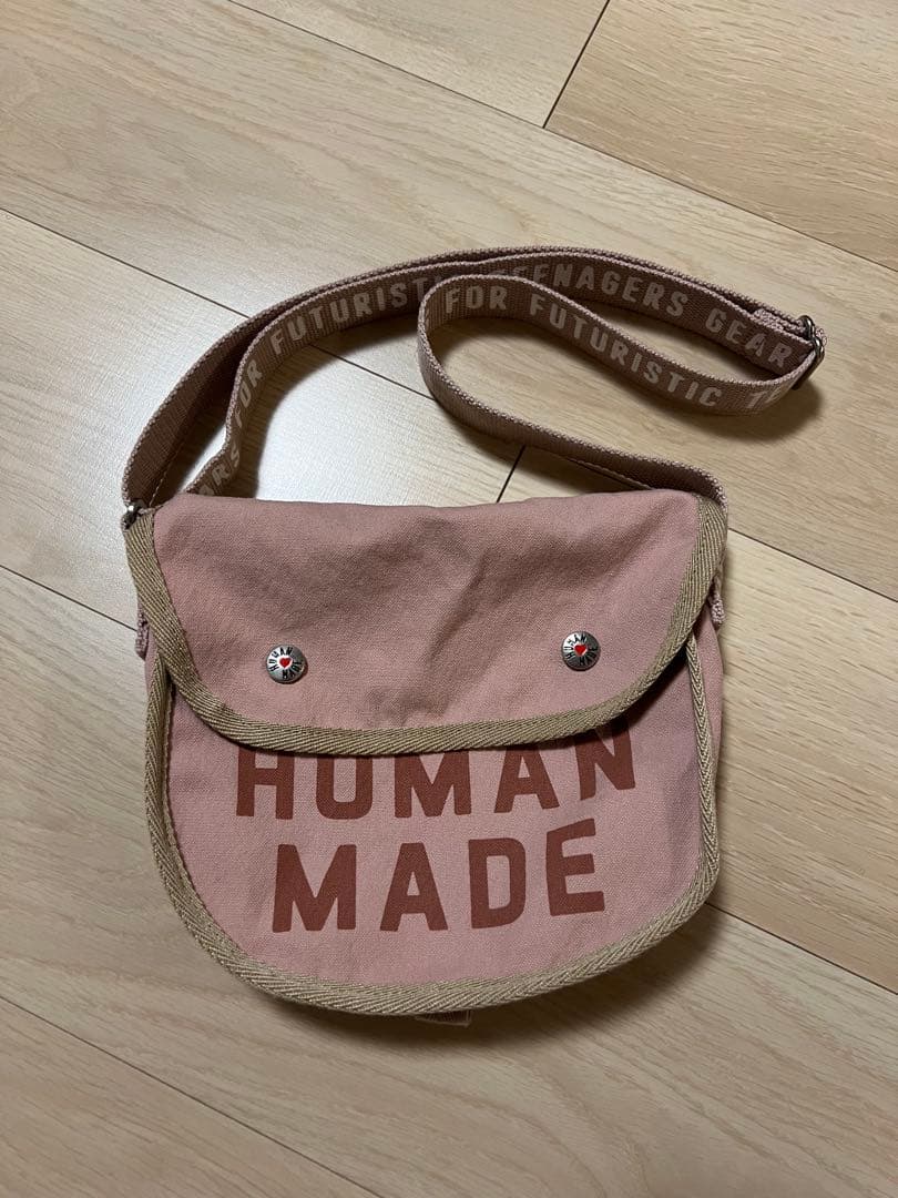HUMAN MADE ピンク ショルダーバッグ