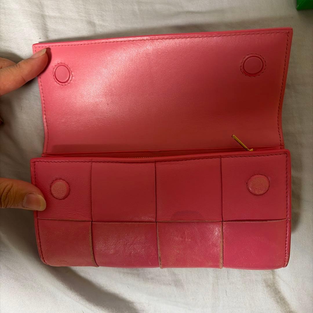 Bottega Veneta パッチワーク長財布 キーホルダー