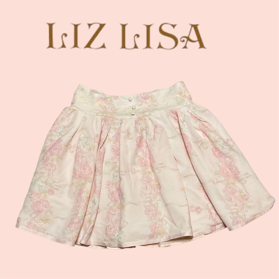LIZ LISA キュロット 花柄 総柄 リボン サイズ0