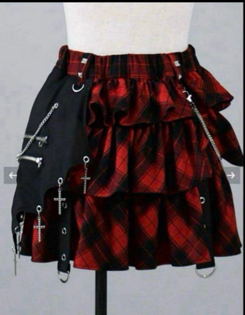 新品未使用REFLEM【レフレム】フリルティアードスカート