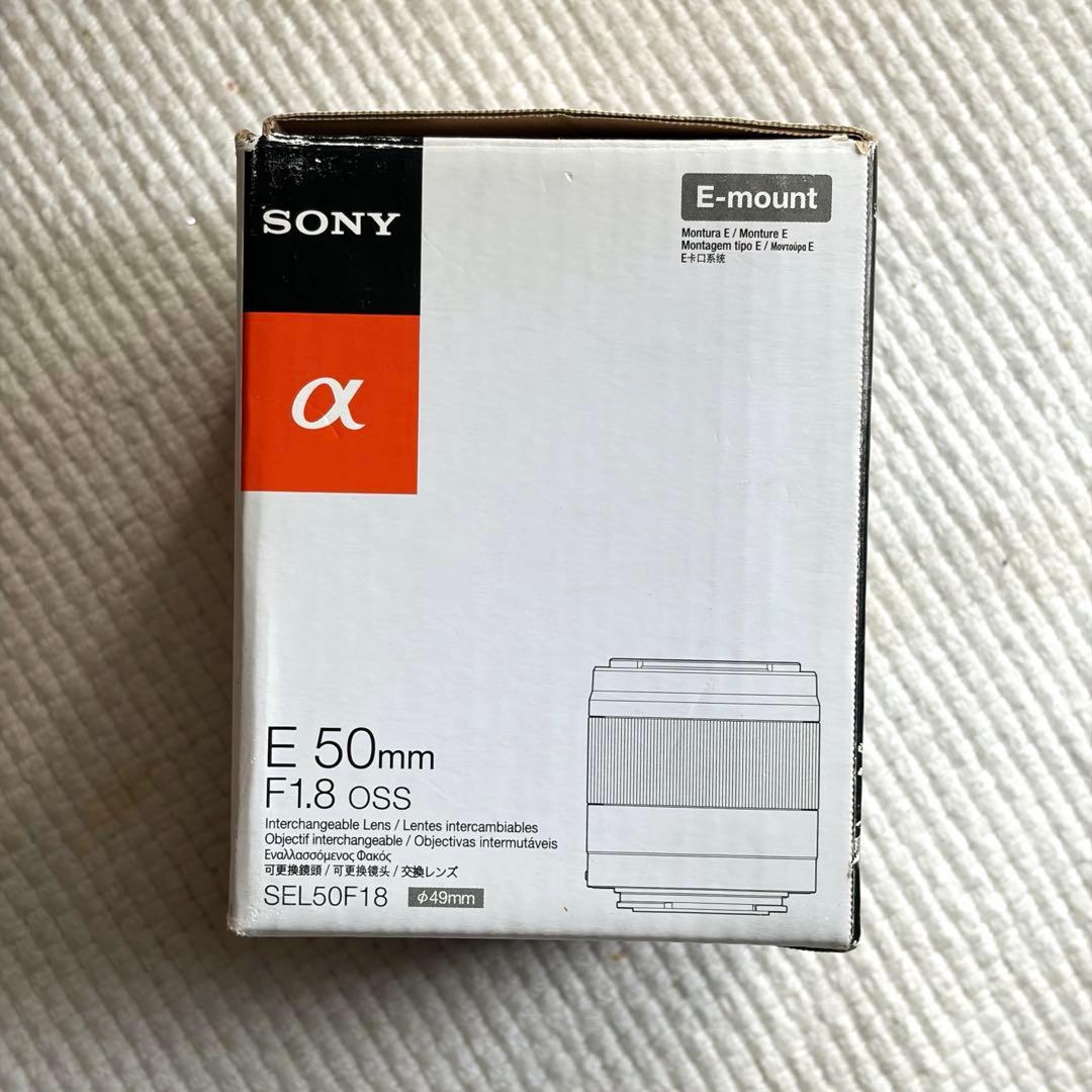 SONY E 50mm F1.8 OSS レンズのみ SEL50F18