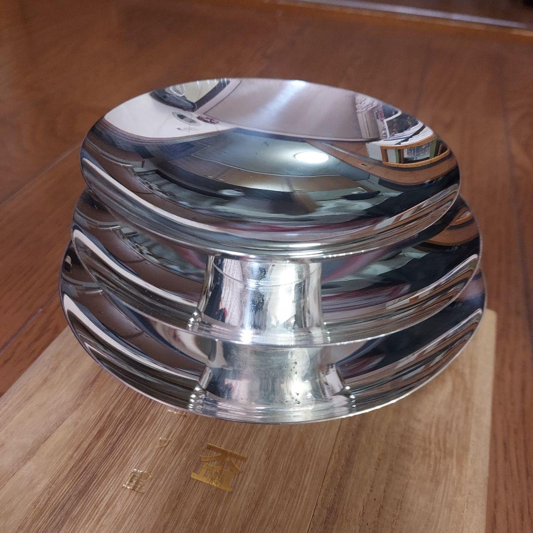 純銀 銀杯 三ッ重 3枚セット 天賞堂 東芝 357g