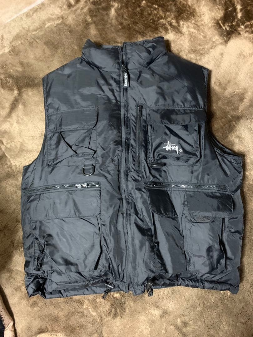 stussyフィッシングダウンベスト