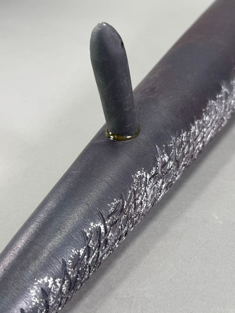 池坊　陶掛花器　いけばな　古流　龍生派　小林正明　陶花器　華道具　高さ61cm