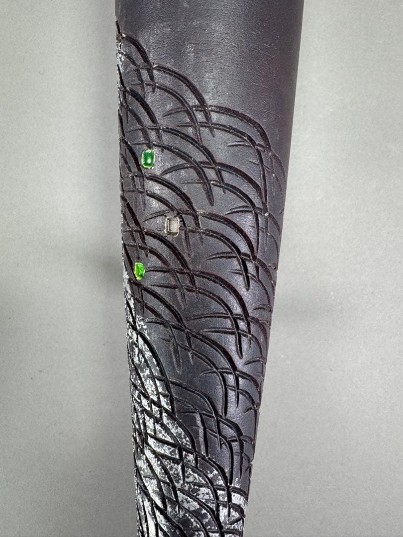 池坊　陶掛花器　いけばな　古流　龍生派　小林正明　陶花器　華道具　高さ61cm