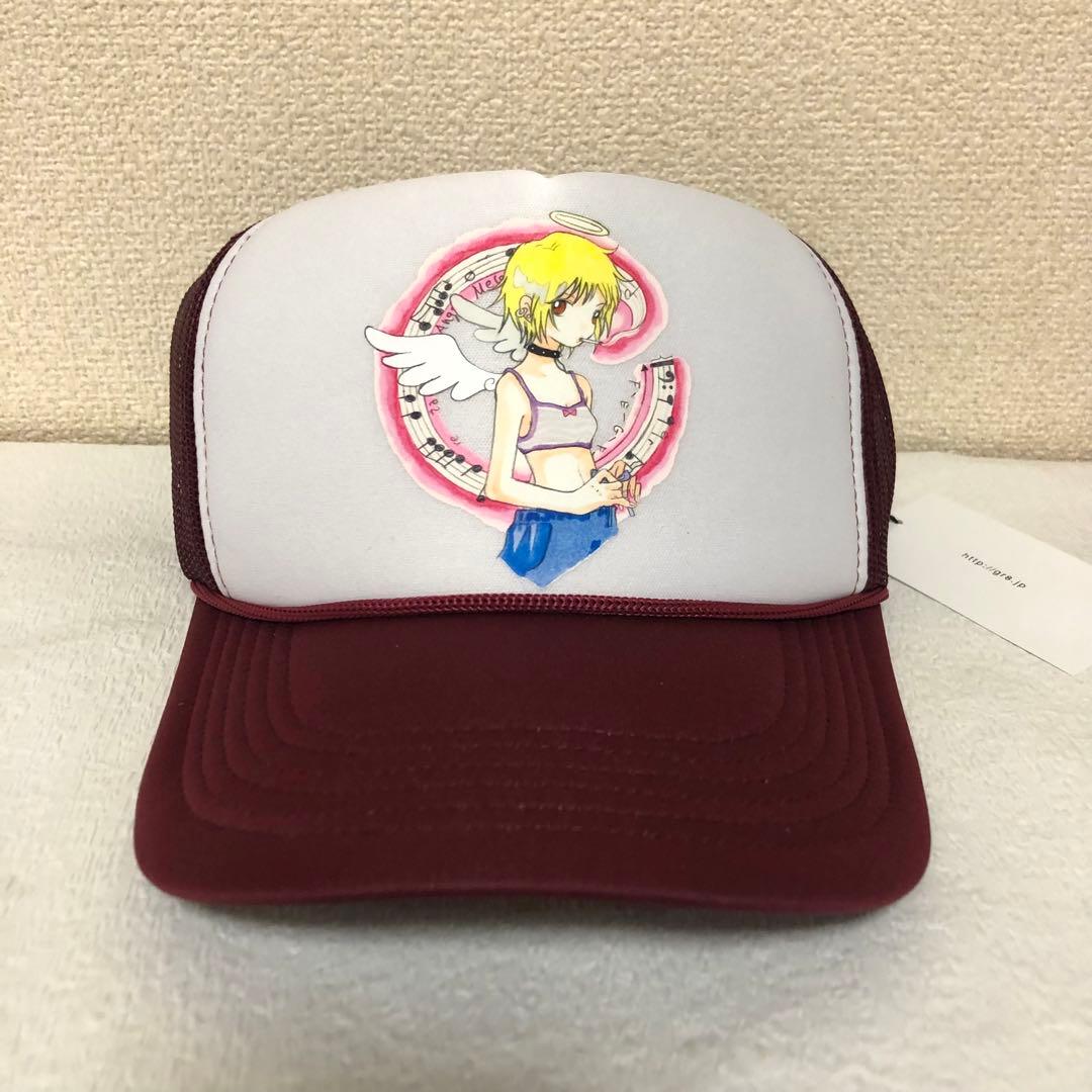 Yumin Ha Maroon Angel Girl Hat cap ユミン ハ