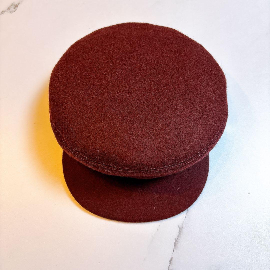 エルメス　キャスケット　セリエ　ボルドー　サイズ57