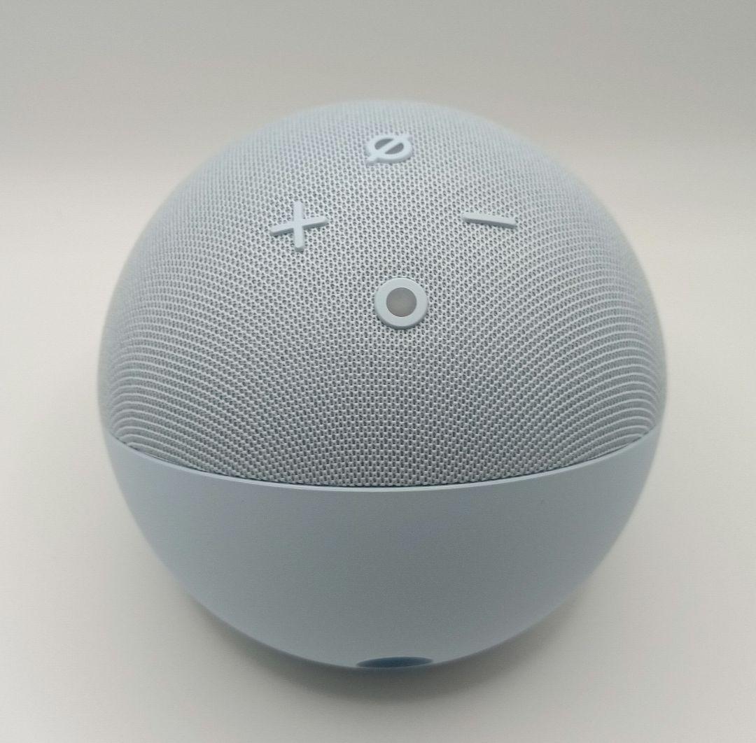 【動作品】Echo Dot with Clock 第5世代 クラウドブルー