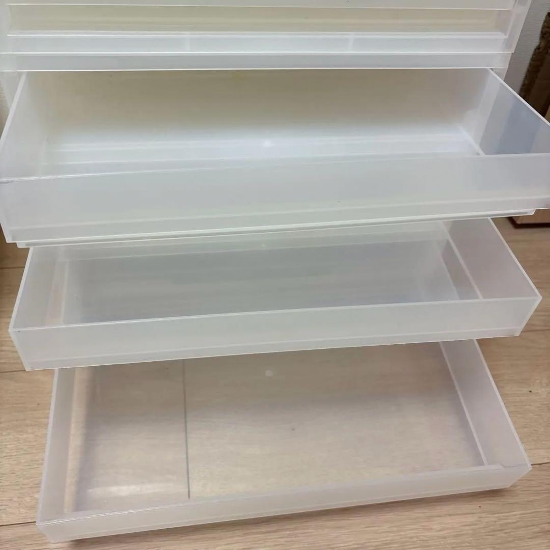 無印良品 ポリプロピレン 小物収納ケース ワイド 小&中 セット